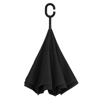 Inside Out paraplu | Zwart RU-6-black (Ca. PMS Black 6c)