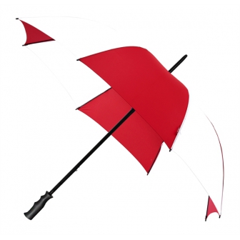 Paraplu om-en-om | Rood-wit GP-4-8026-8111 (ca. PMS 1797c en wit)