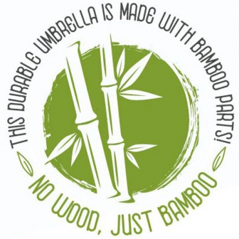 Bamboe ECO paraplu | Umbrella ECO Bamboe : ()