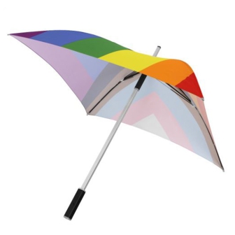 Progress Pride Paraplu | Zijkant Progress pride paraplu gp-45-side ()